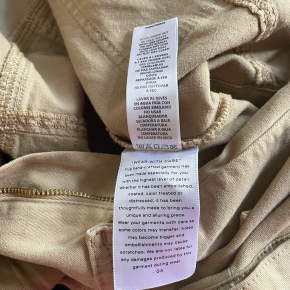 NWT Good American Beige Utility Jumpsuit - Picture 10 of 10